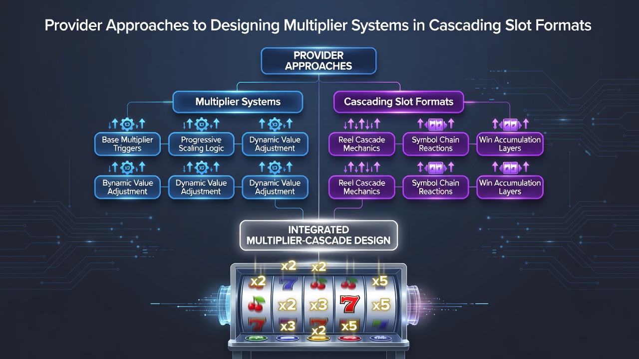 Slot providers testing multiplier algorithms during development of cascading reel games