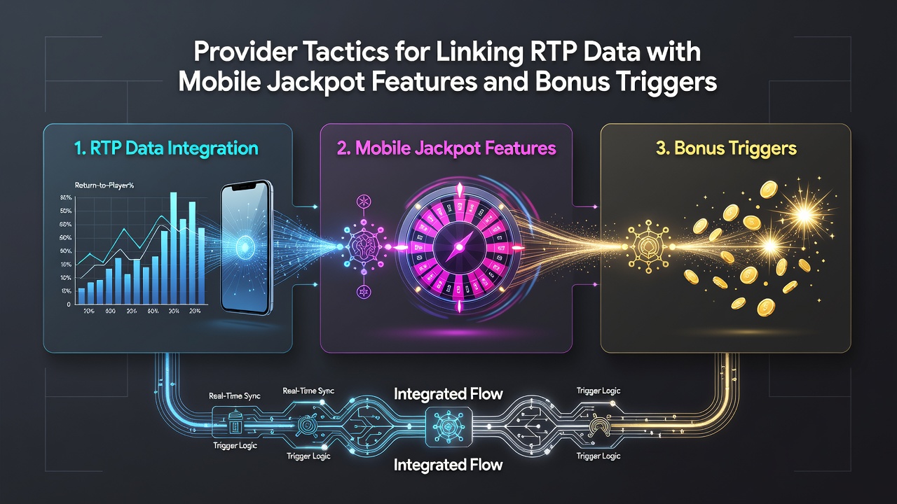 Analytics dashboard displaying RTP curves aligned with jackpot growth and bonus activation logs