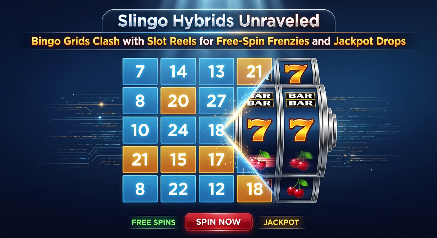 Close-up of a Slingo bonus round with exploding free spins, jackpot drop animation, and a completed bingo grid glowing with multiplier badges