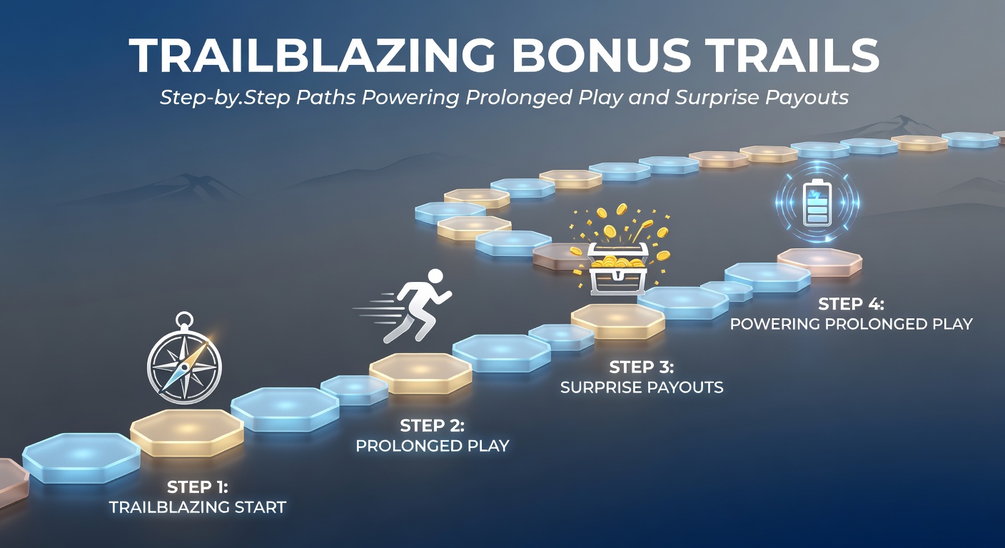Close-up of an advanced bonus trail interface, illustrating branching paths, multiplier accumulators, and random jackpot triggers in a high-stakes slot bonus round